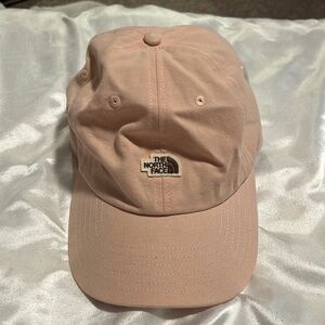 North face pink hat